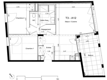 vente appartement Rennes  500 000€