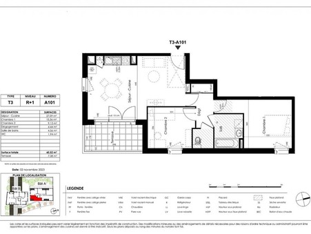vente appartement Basse-goulaine