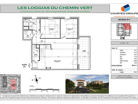 vente appartement Mont de marsan