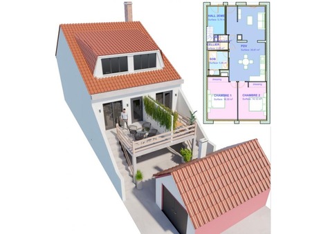 vente appartement Stella
