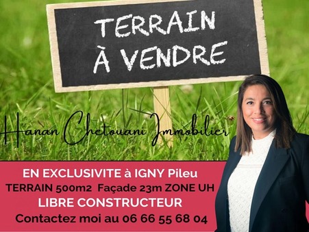 vente terrain Igny
