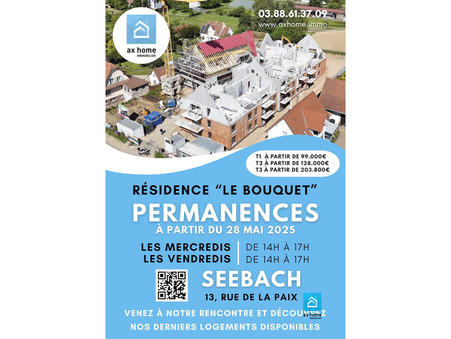 vente appartement seebach
