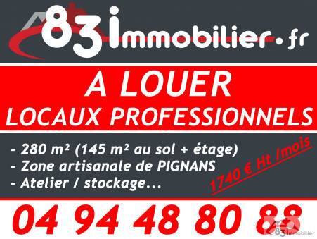 location entrepot Pignans