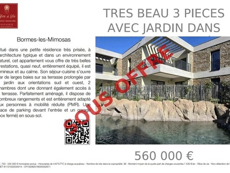 vente appartement Bormes-les-mimosas