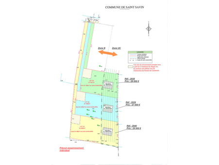 vente terrain Saint-savin