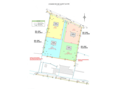vente terrain Saint-savin