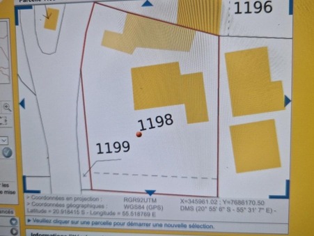 vente terrain Sainte-marie