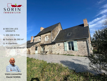 vente maison Becon les granits