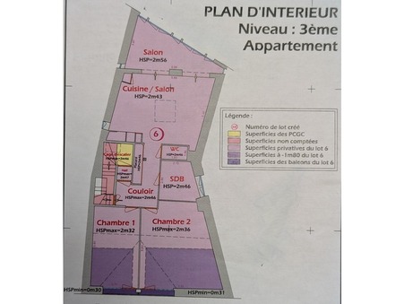 vente appartement Yssingeaux