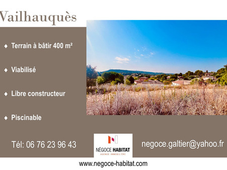 vente terrain Vailhauquès