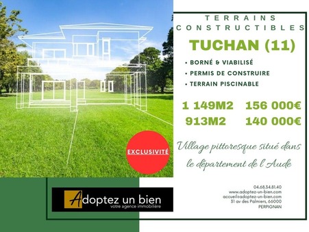 vente terrain Tuchan