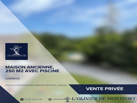 vente maison Gambais