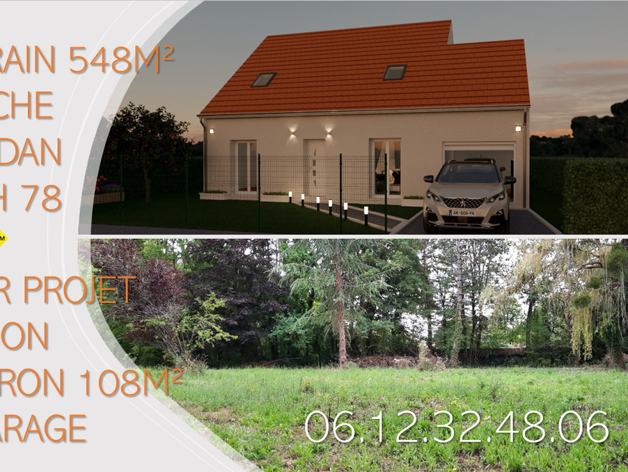 Vente Terrain Houdan 85 000 €