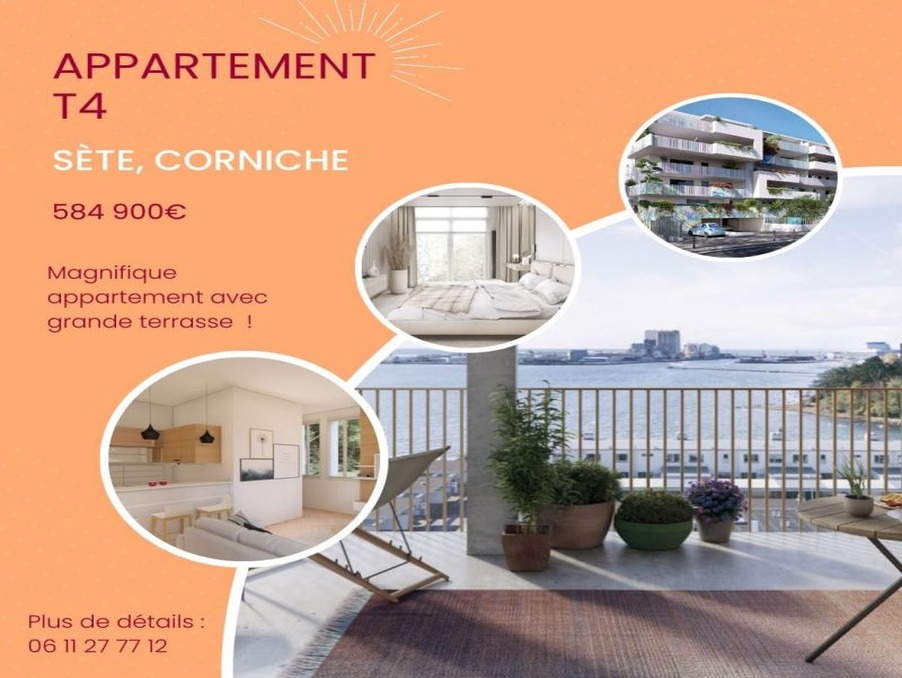 Vente Appartement Sète  584 900 €