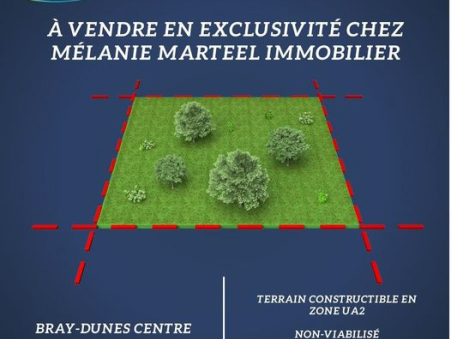 Vente Terrain BRAY DUNES  117 000 €