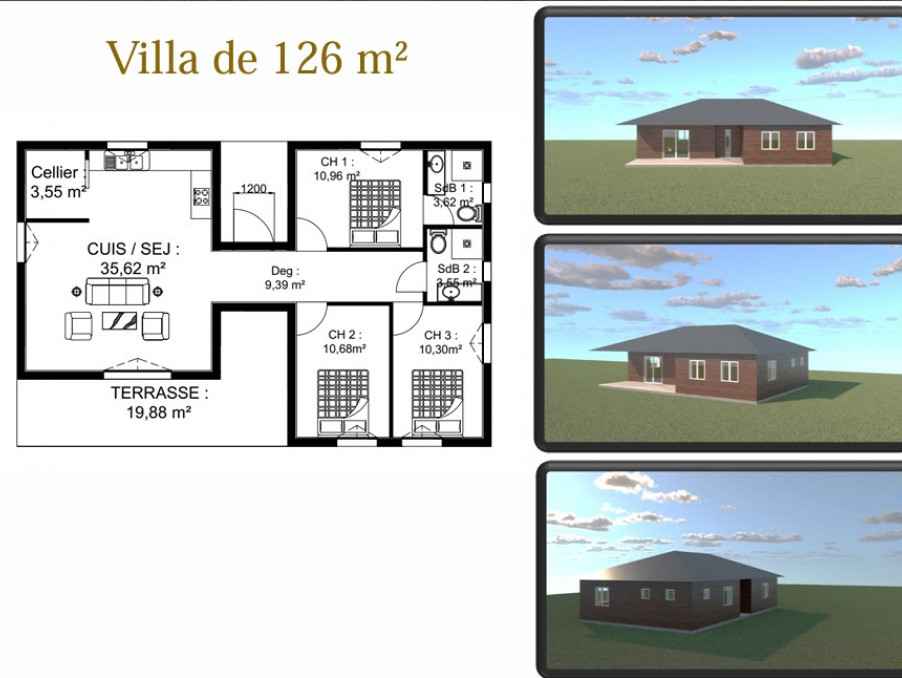 Vente Maison SAINT-ESPRIT  359 493 €