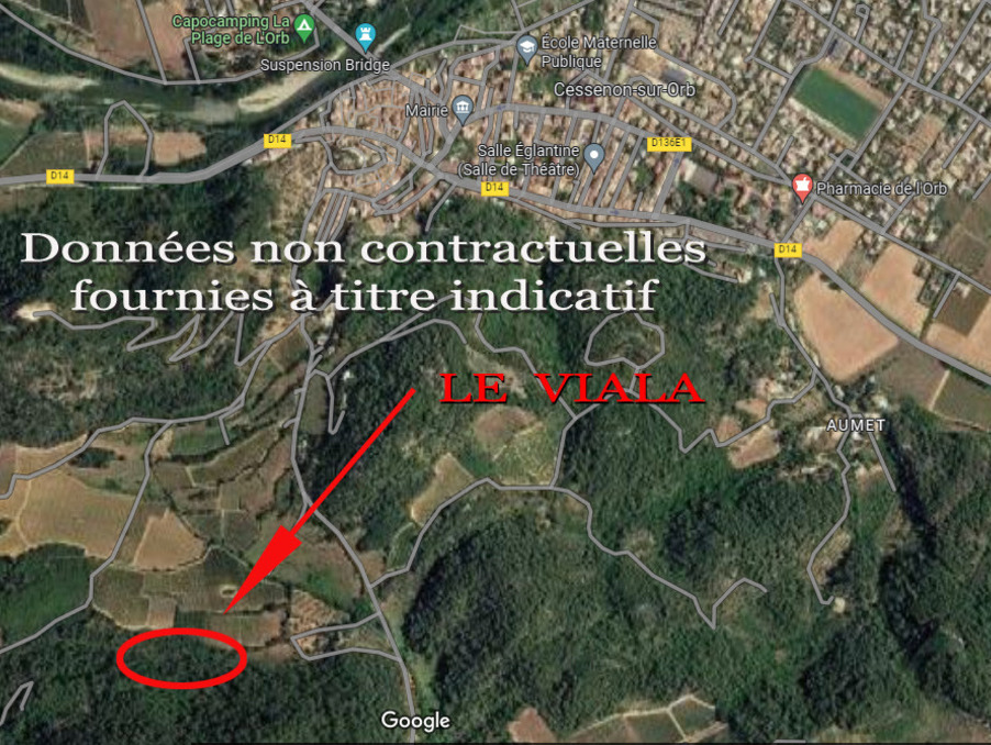 Vente Terrain Cessenon-sur-Orb 12 000 €