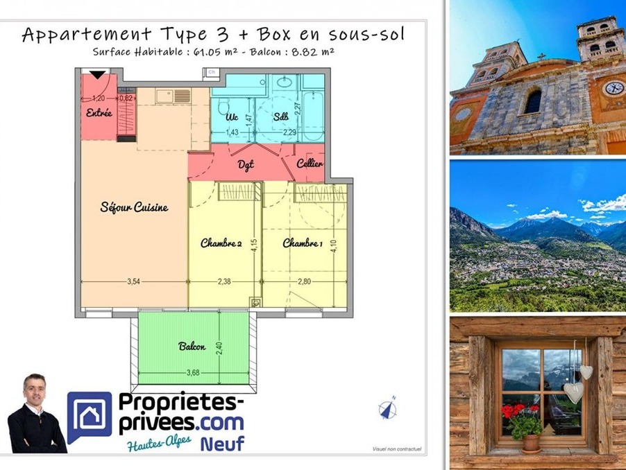 Vente Appartement Briançon  335 000 €