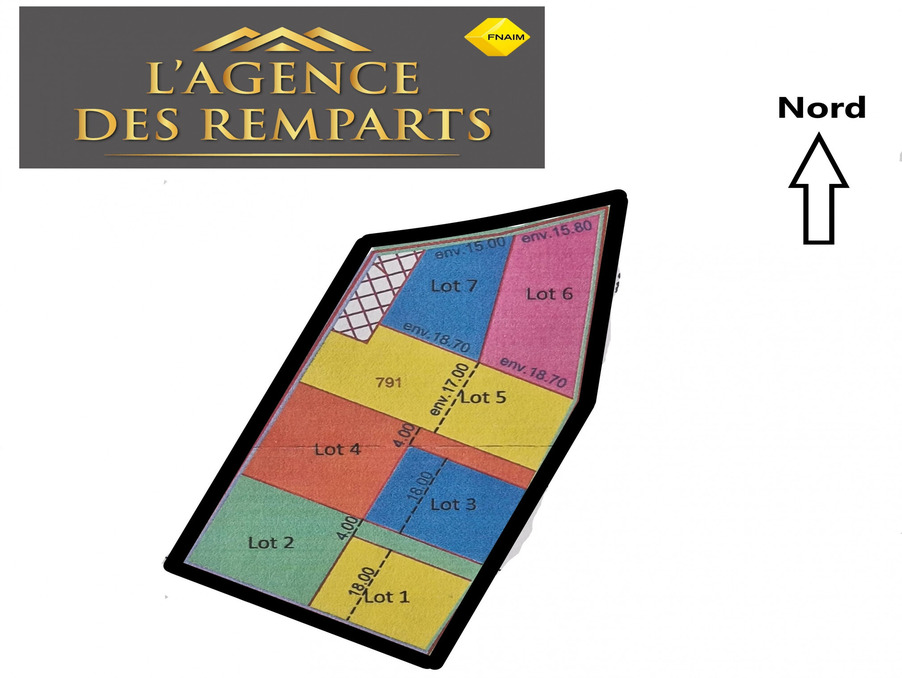 Vente Terrain Bourthes 21 000 €