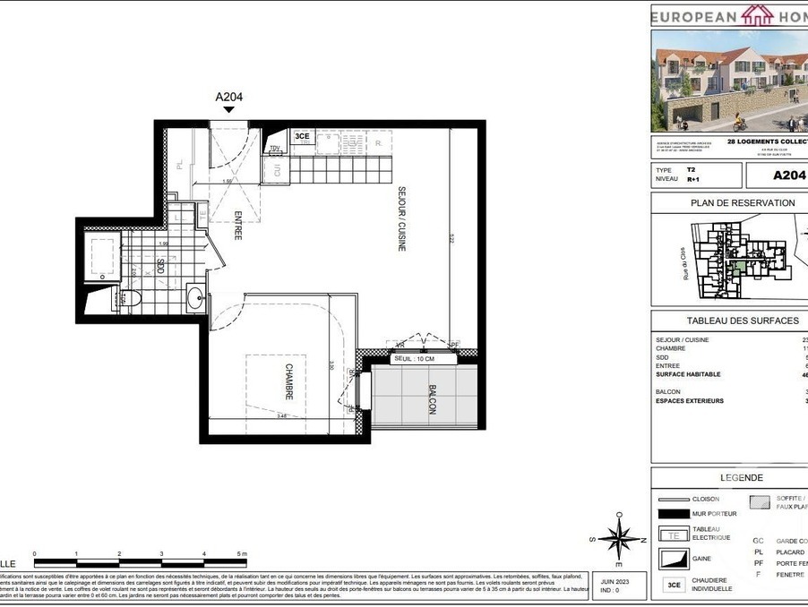 Vente Appartement Gif sur yvette  315 000 €