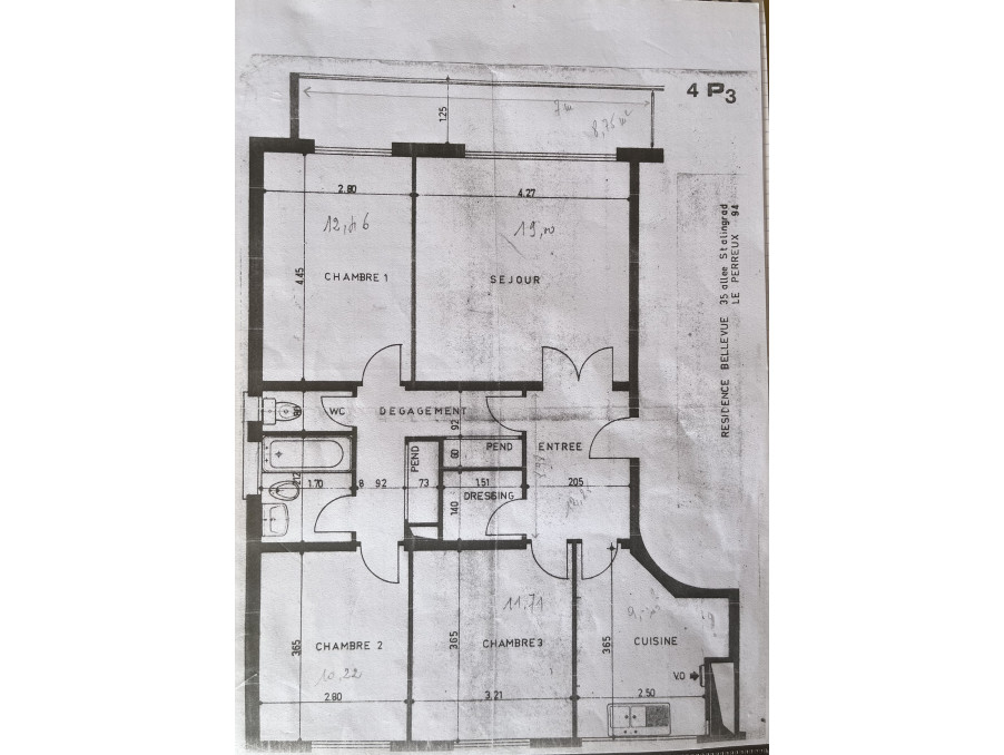 Vente Appartement LE PERREUX SUR MARNE  377 000 €