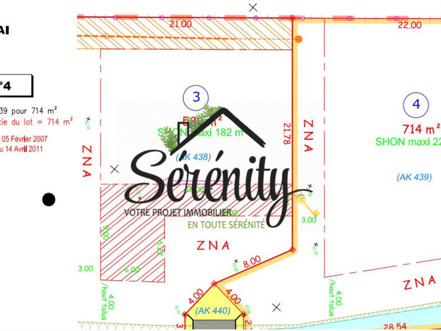 Vente Terrain Cambrai 86 000 €