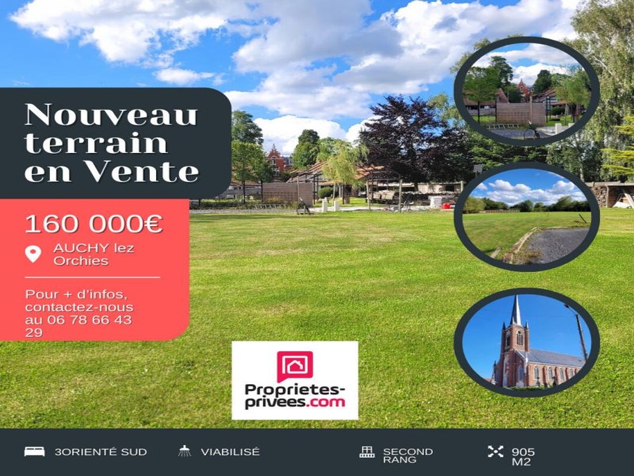 Vente Terrain Auchy-lez-Orchies  160 000 €