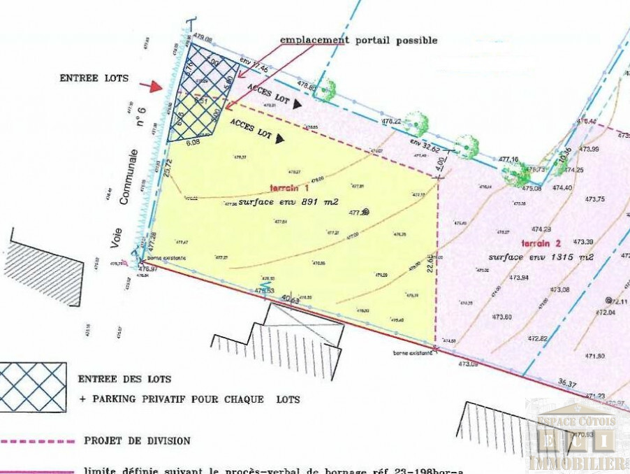 Vente Terrain Saint-Pierre-de-Bressieux 85 000 €