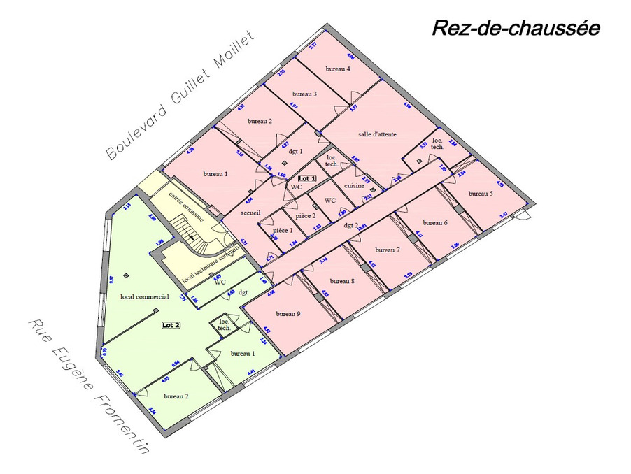 Vente Local Saintes  254 400 €