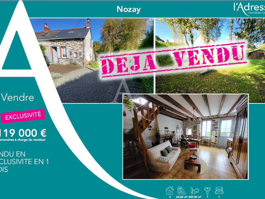 Vente Maison Nozay  119 000 €