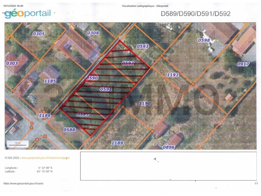Vente Terrain TRIE SUR BAISE 27 600 €