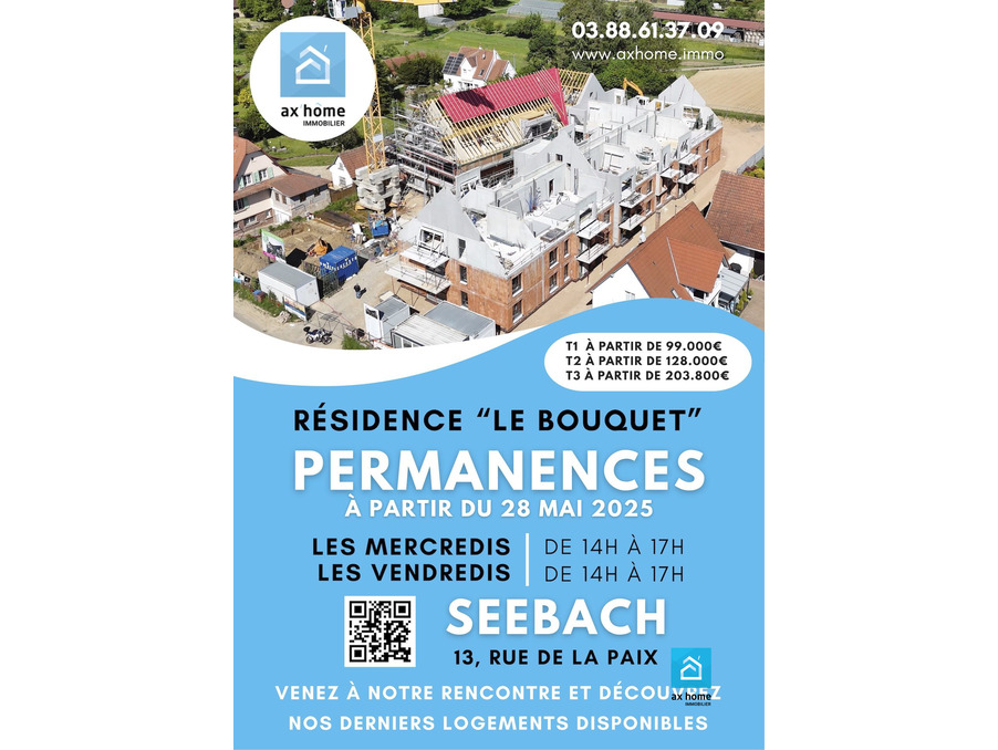 Vente Appartement Seebach  160 200 €