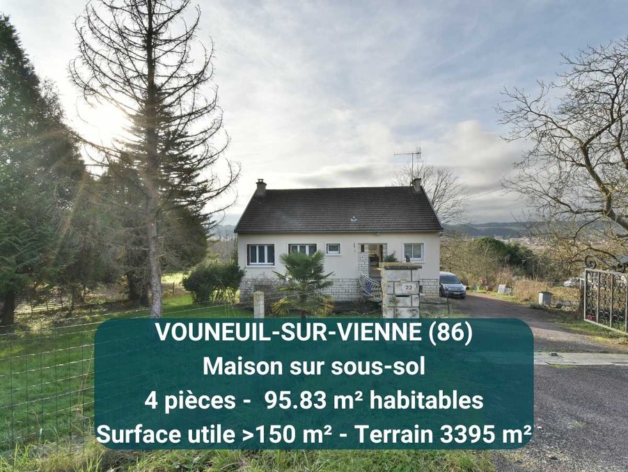 Vente Maison VOUNEUIL SUR VIENNE  163 500 €