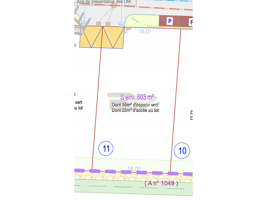 Vente Terrain MERFY  155 220 €