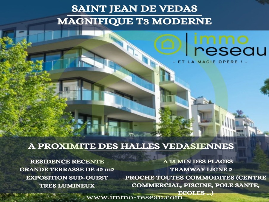 Vente Appartement SAINT JEAN DE VEDAS  327 000 €