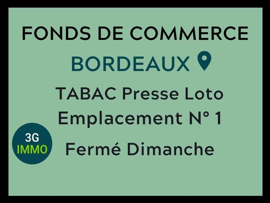 Vente Local BORDEAUX  896 000 €