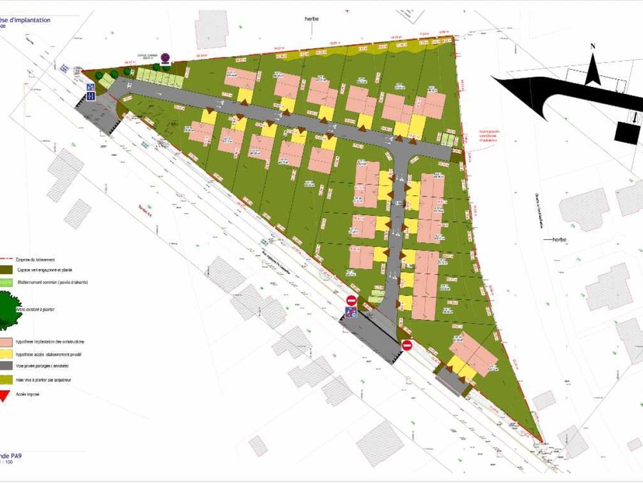Vente Terrain HAUCOURT MOULAINE  199 500 €