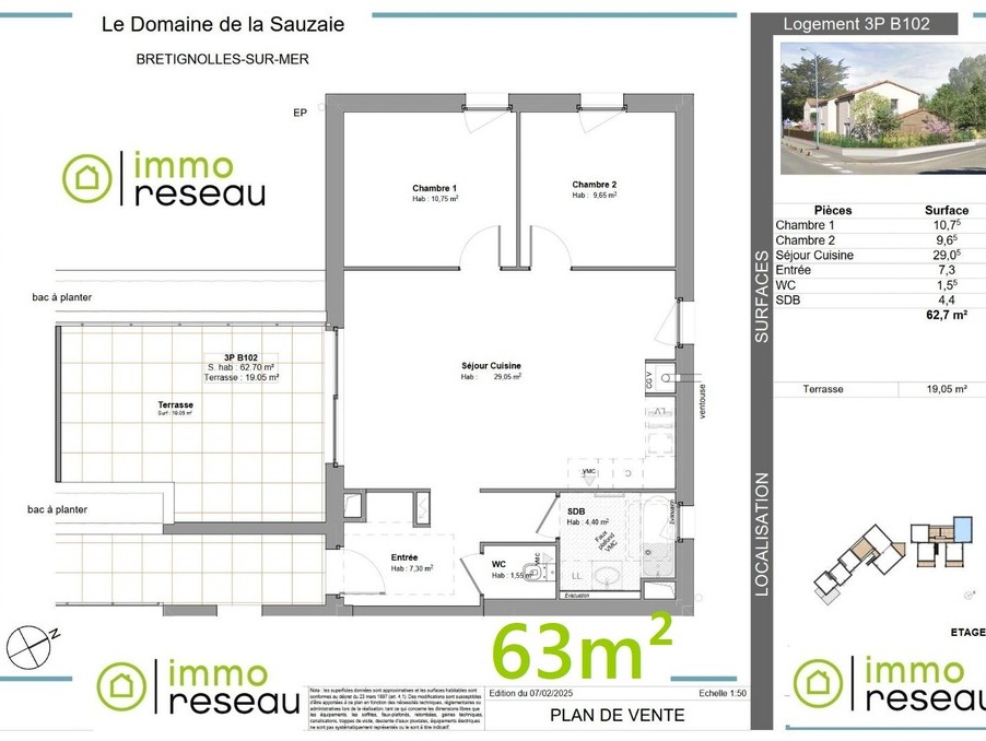 Vente Neuf BRETIGNOLLES SUR MER  264 000 €