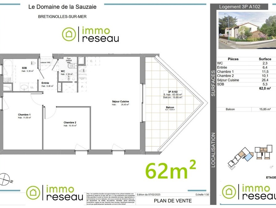 Vente Neuf BRETIGNOLLES SUR MER  259 000 €