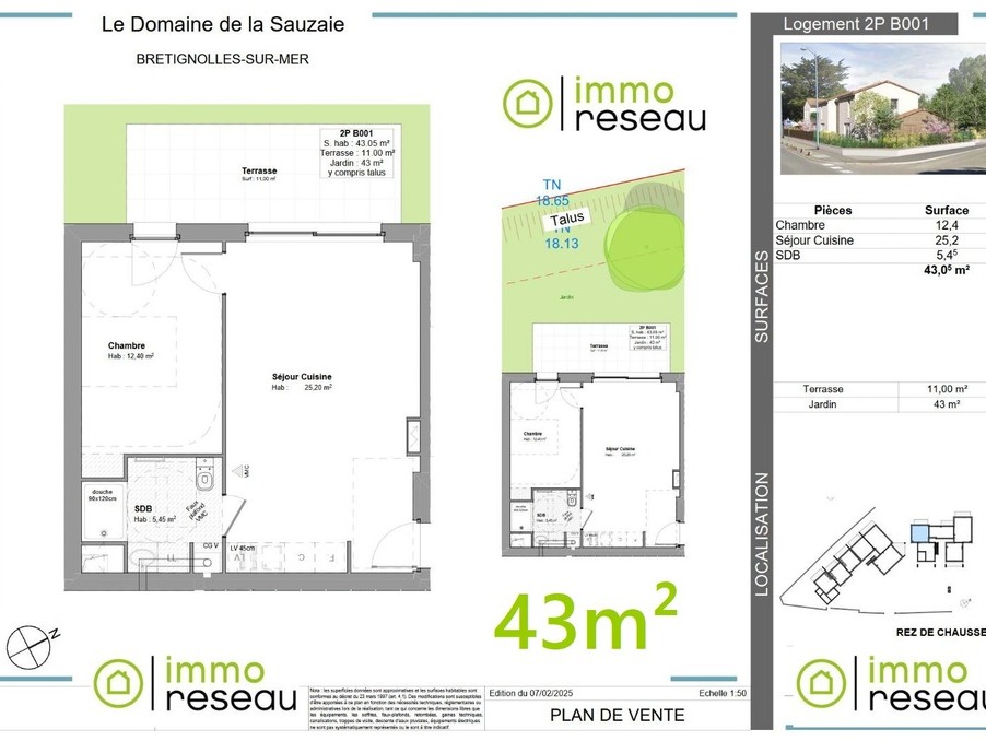 Vente Neuf BRETIGNOLLES SUR MER  199 000 €