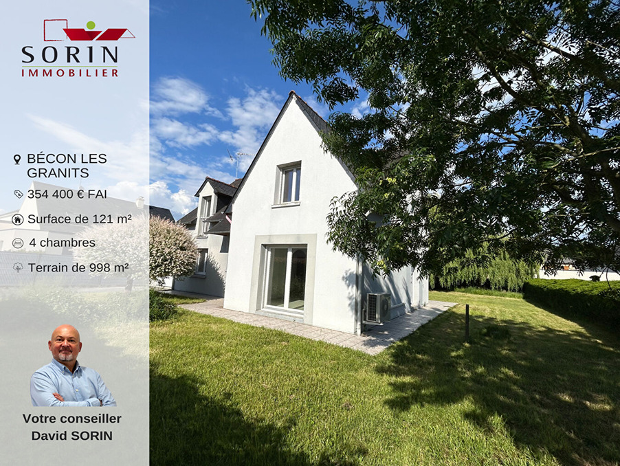 Vente Maison Becon les granits  354 400 €