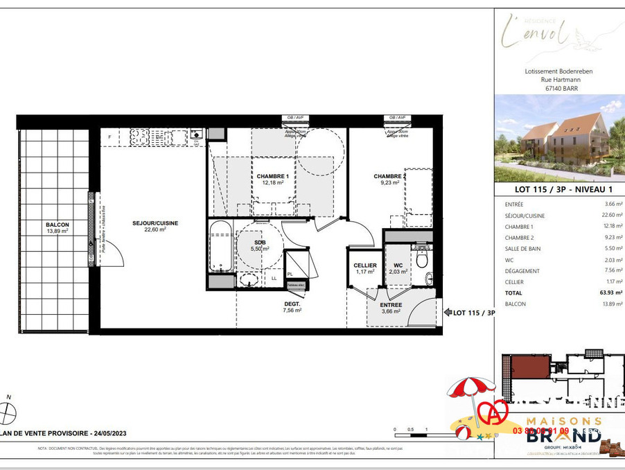 Vente Appartement Barr  244 900 €