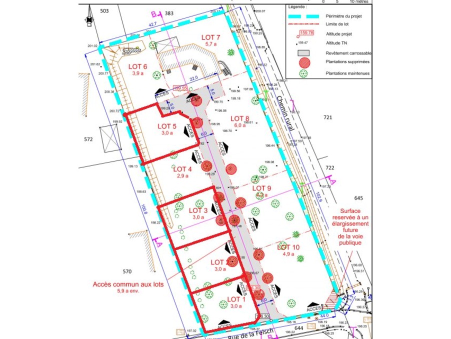 Vente Terrain Neugartheim Ittlenheim  117 000 €
