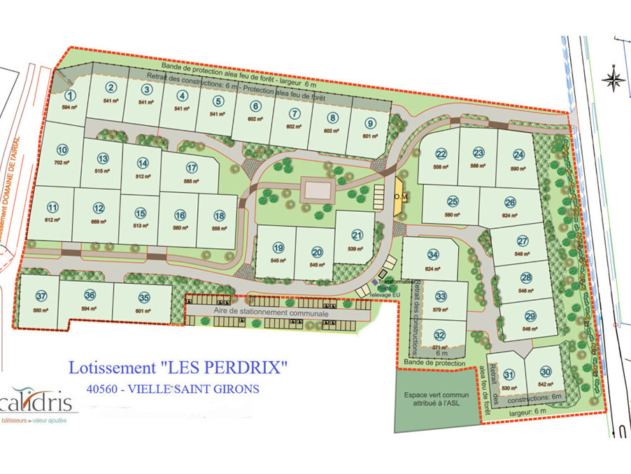 Vente Terrain VIELLE SAINT GIRONS  102 000 €
