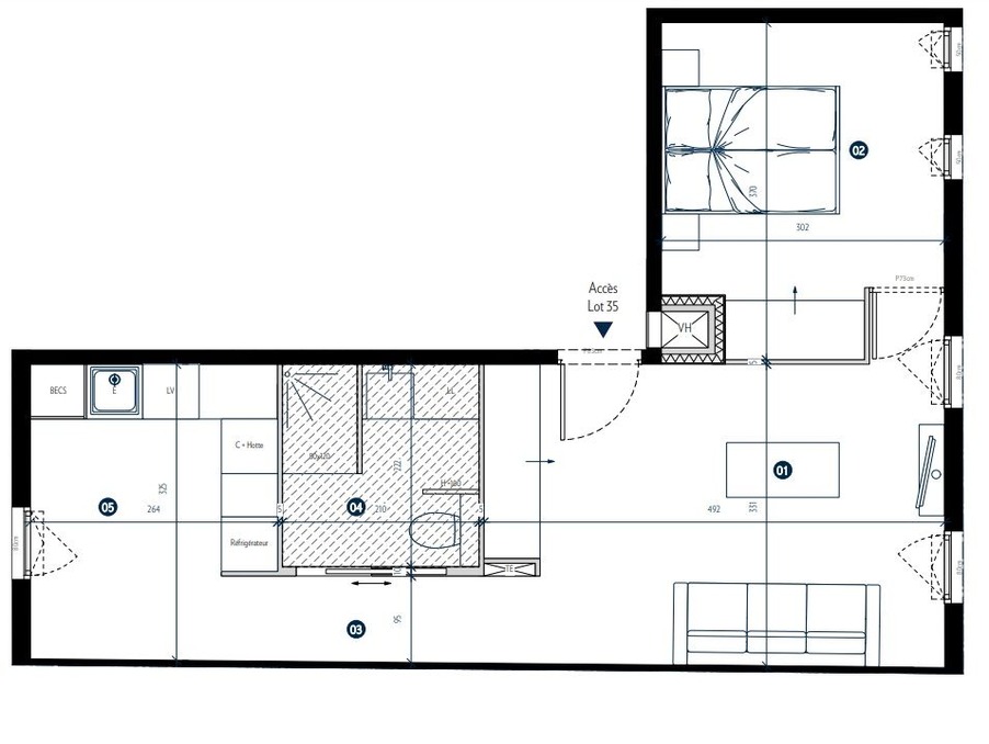 Vente Appartement PARIS  424 900 €